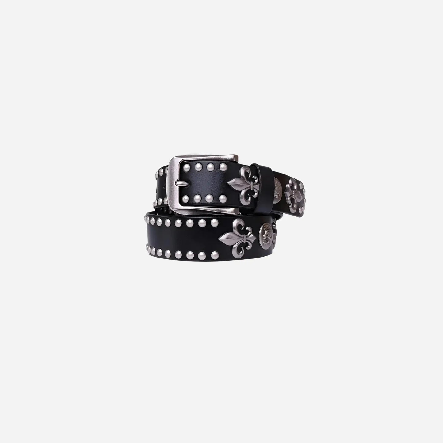 Leather Royal Flower Belt Hominus Denim