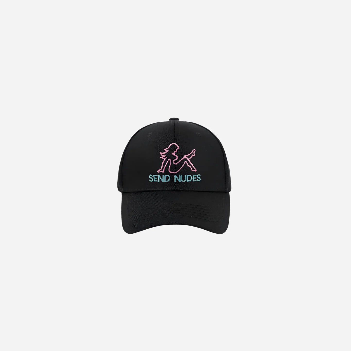 Letter Graphic Embroidered Cap Hominus Denim