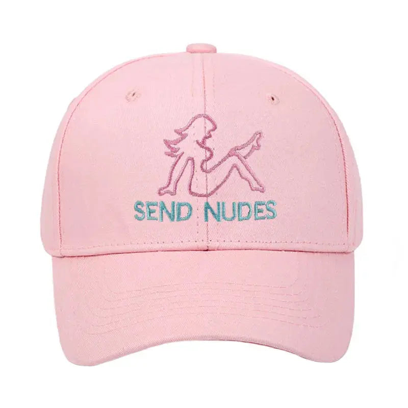 Letter Graphic Embroidered Cap - Hominus Denim