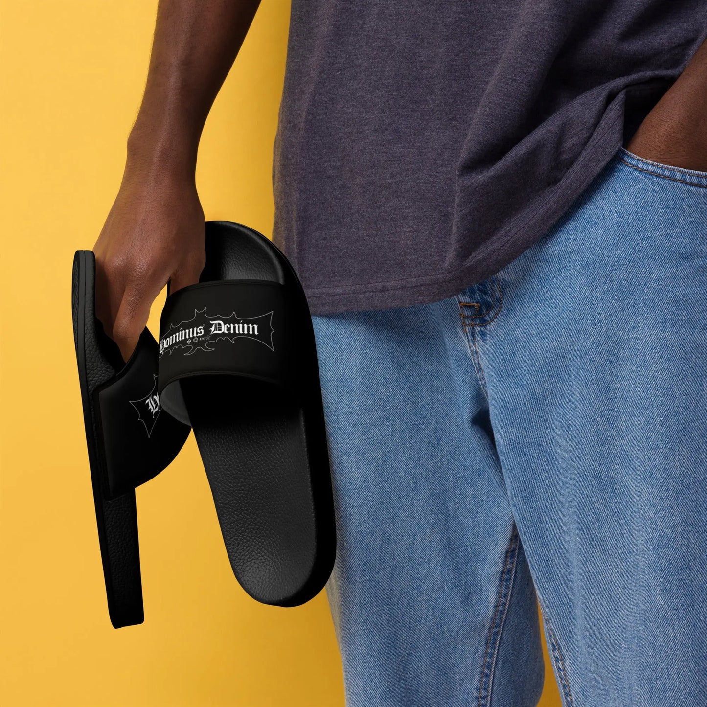 Men’s slides Hominus Denim