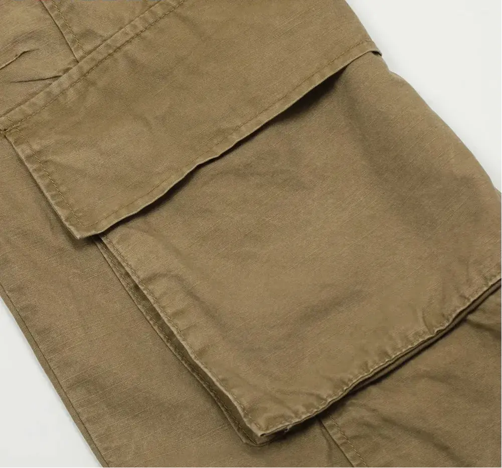 Multi-Pockets Cargo Carpenter Wide Leg Pant Hominus Denim