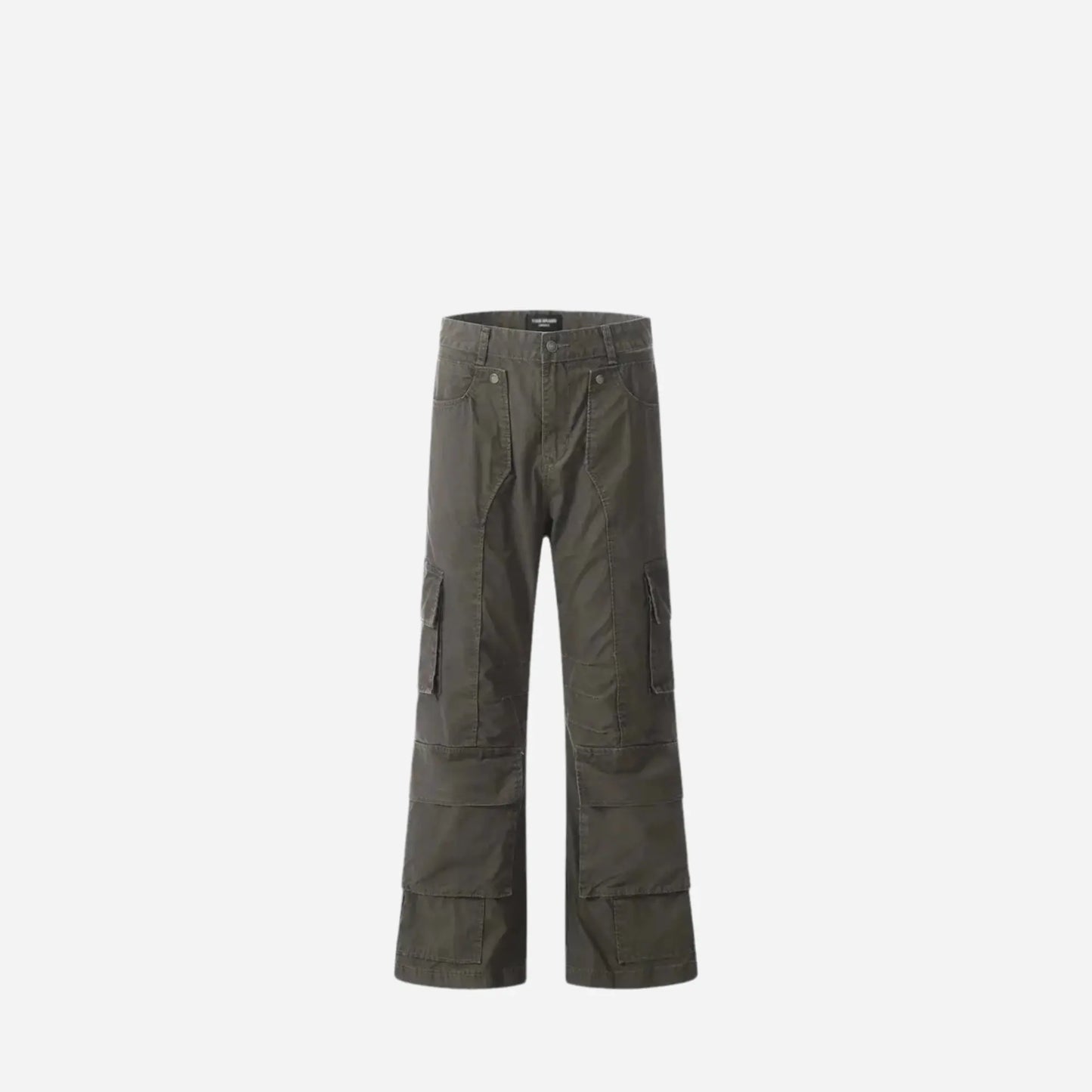 Multi-Pockets Cargo Carpenter Wide Leg Pant Hominus Denim