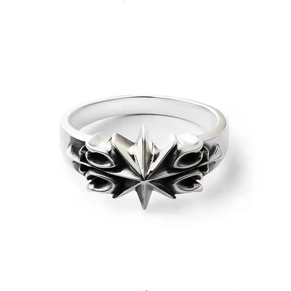 New Chiba Original Design Six Star Ring for Men and Women Hominus Denim