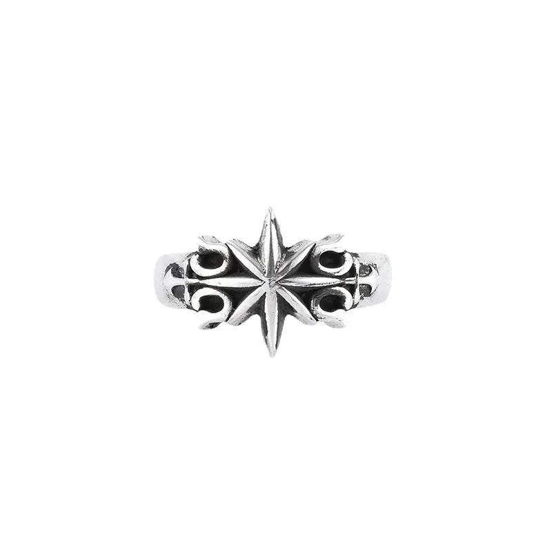 New Chiba Original Design Six Star Ring for Men and Women Hominus Denim