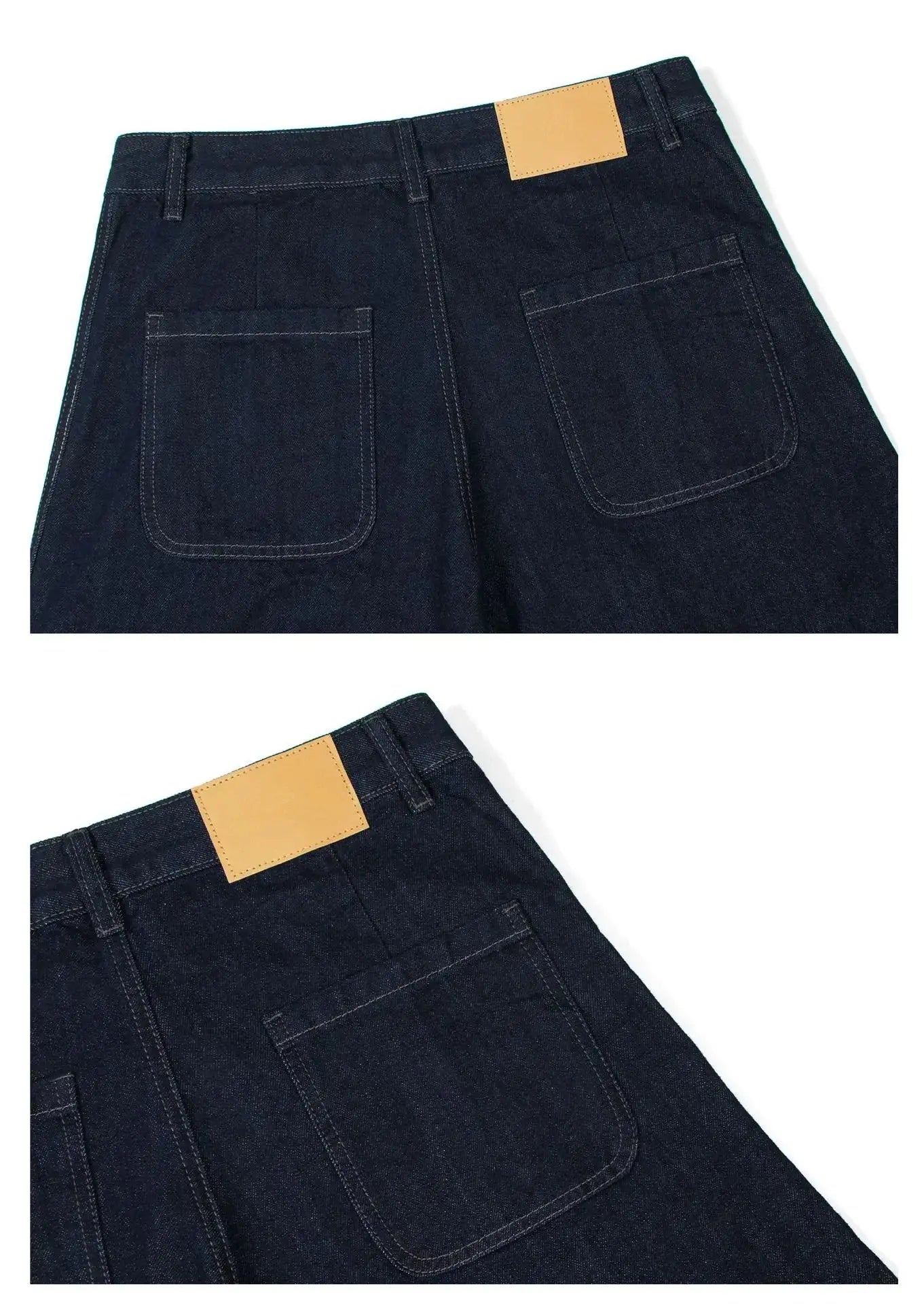 New Mens Denim Pants American Vintage Y2k Streetwear Couple Casual Scimitar Jeans Four Seasons Fashion Full Length Trousers Male Hominus Denim