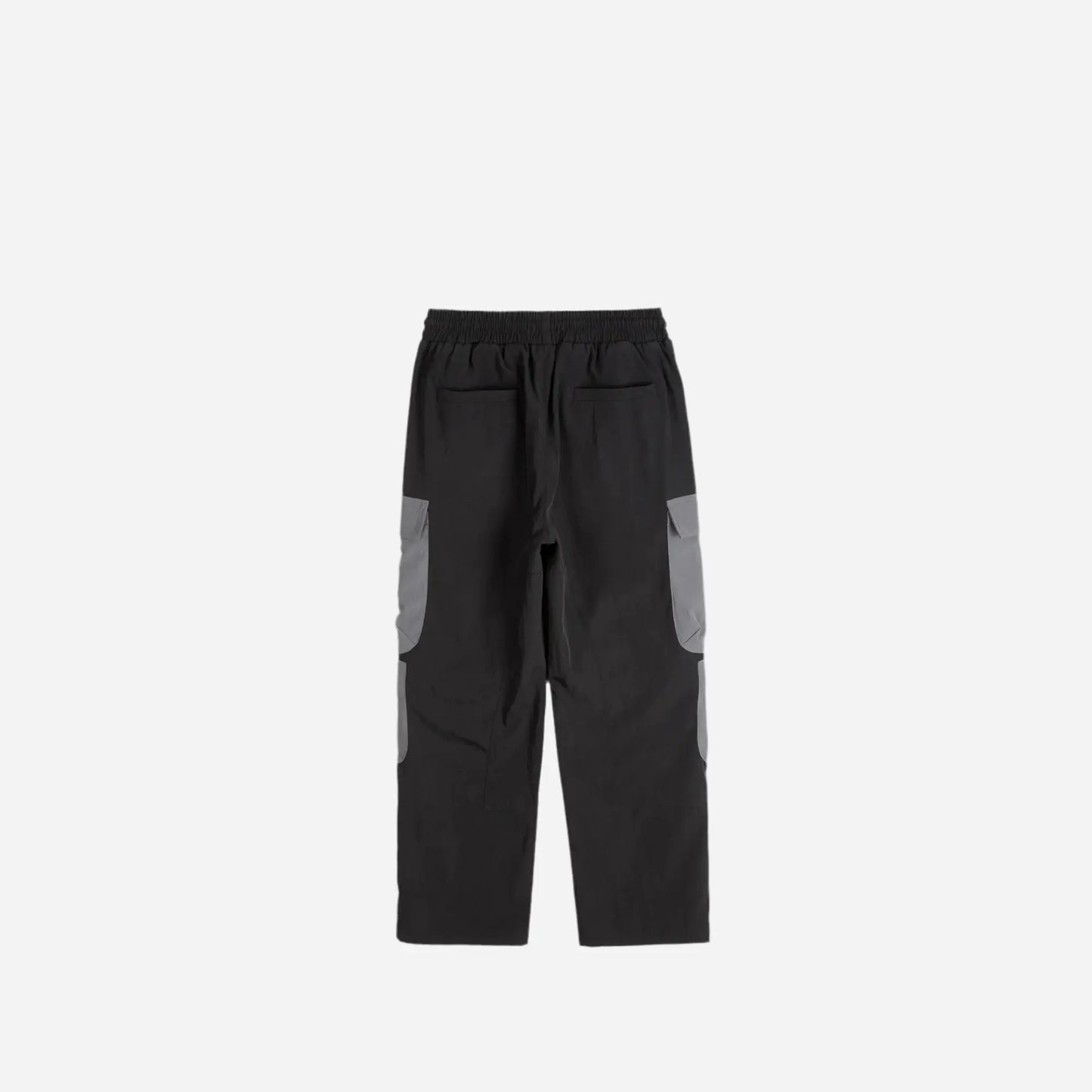 Nylon Zipper Patchwork Wide Cargo Pant Hominus Denim
