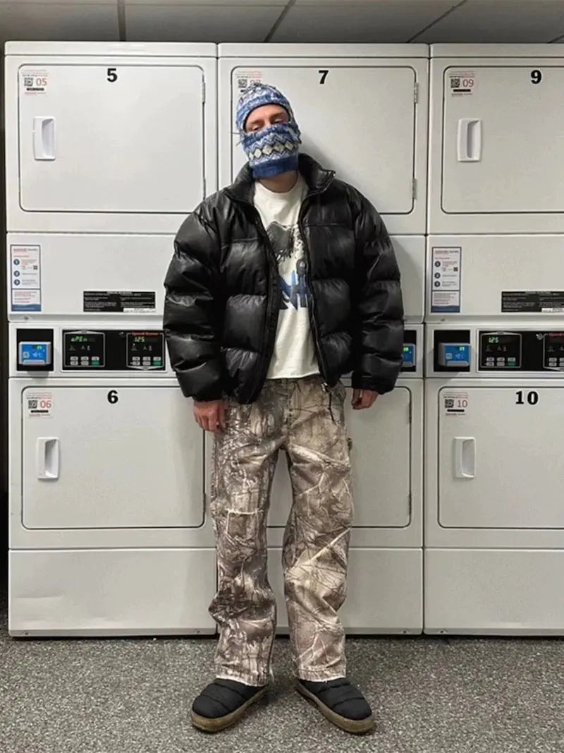 Oversized Camo Wide Leg Cargo Pant Hominus Denim