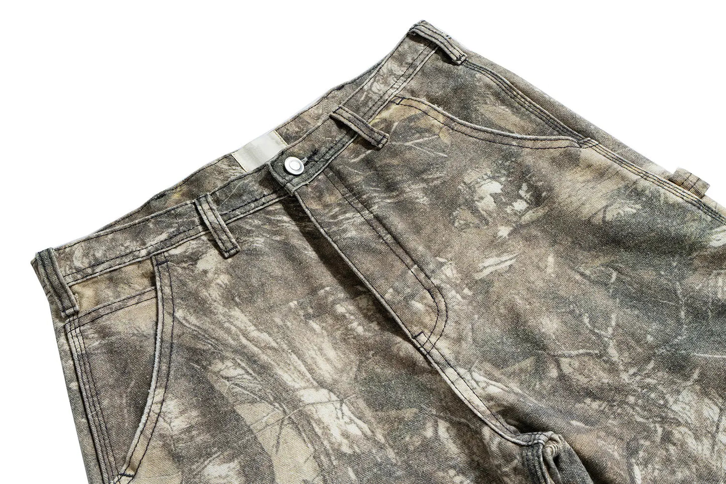 Oversized Camo Wide Leg Cargo Pant Hominus Denim
