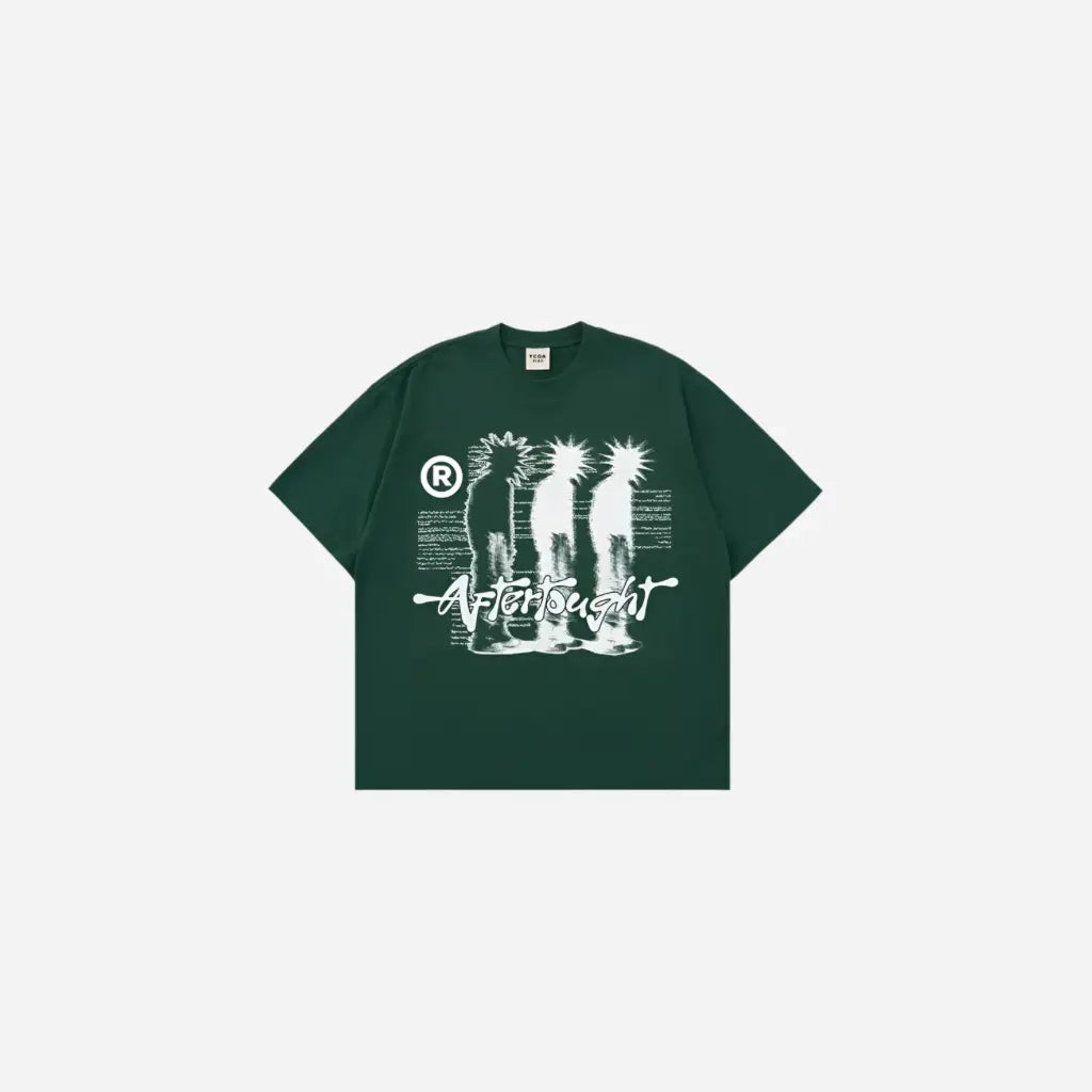 Oversized Graphic Printed Shadow Y2k Tee Hominus Denim