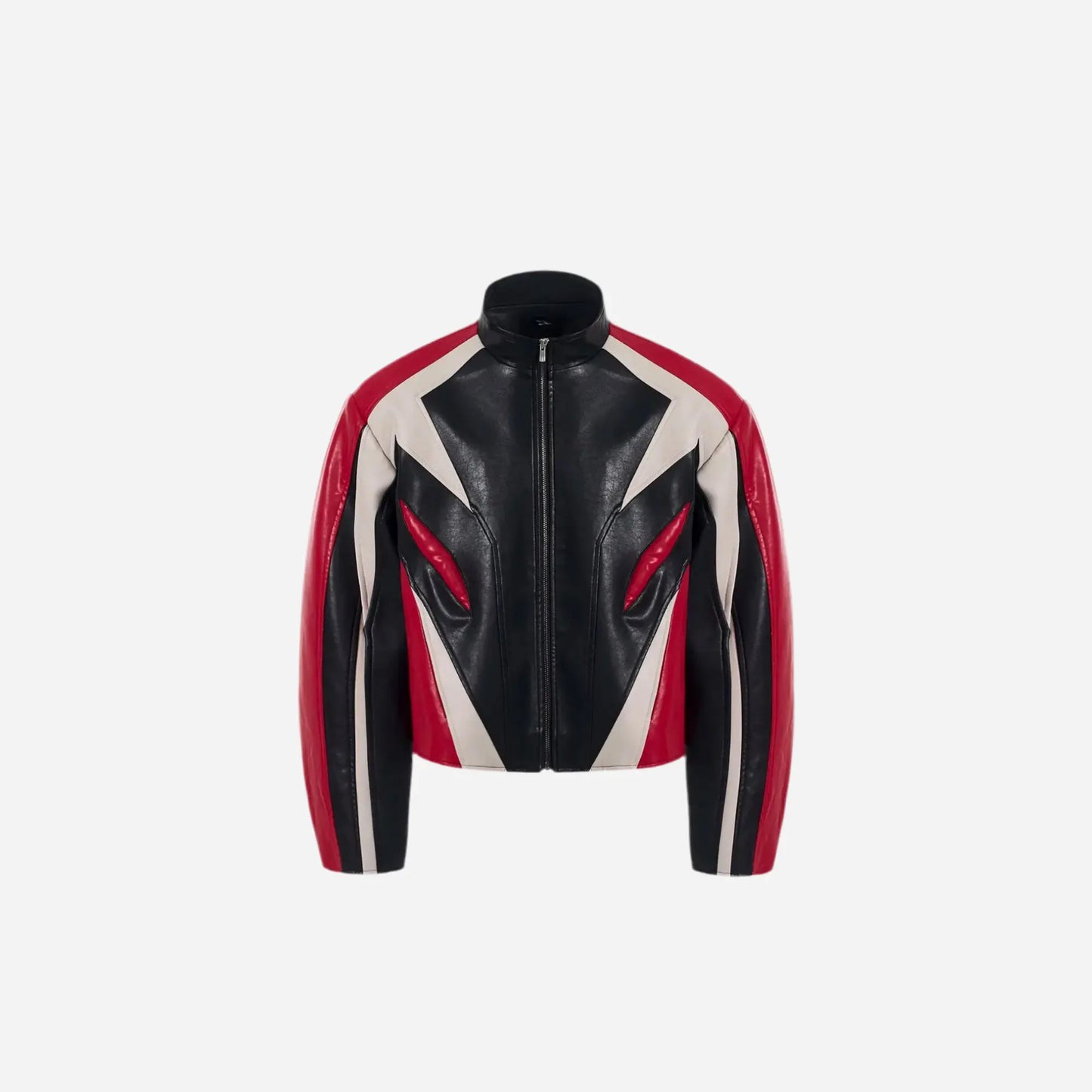 Oversized Racer Bikercore Leather Jacket Hominus Denim