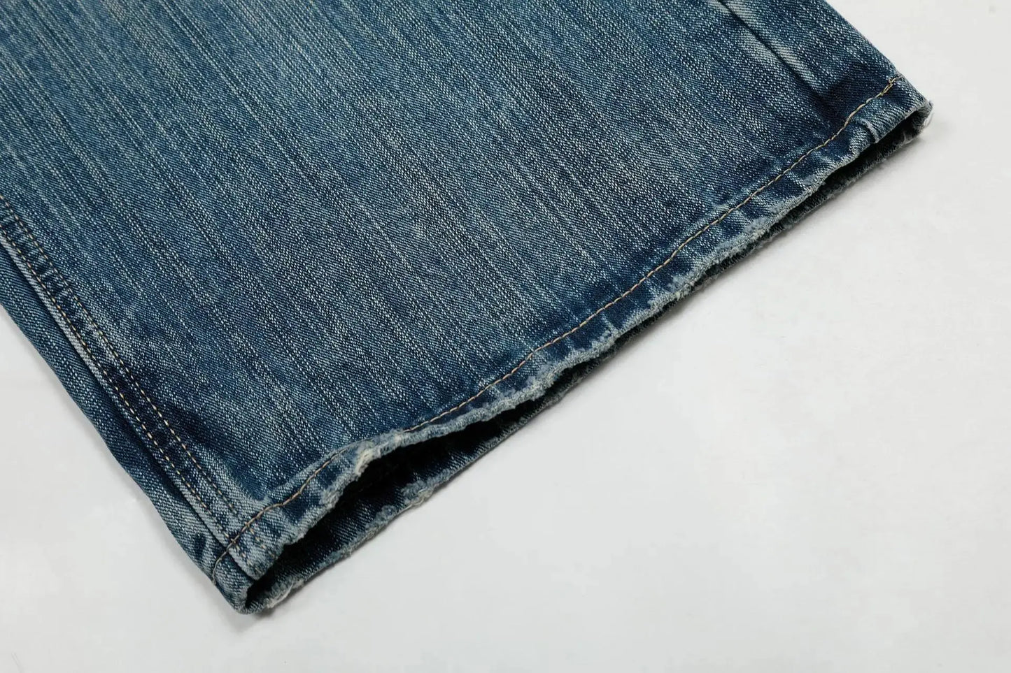 PFNW American Vintage Washed Heat-melting Rhinestone Design Jeans Men's Loose Straight Trousers Wide-legged Denim Pants 12C2337 Hominus Denim