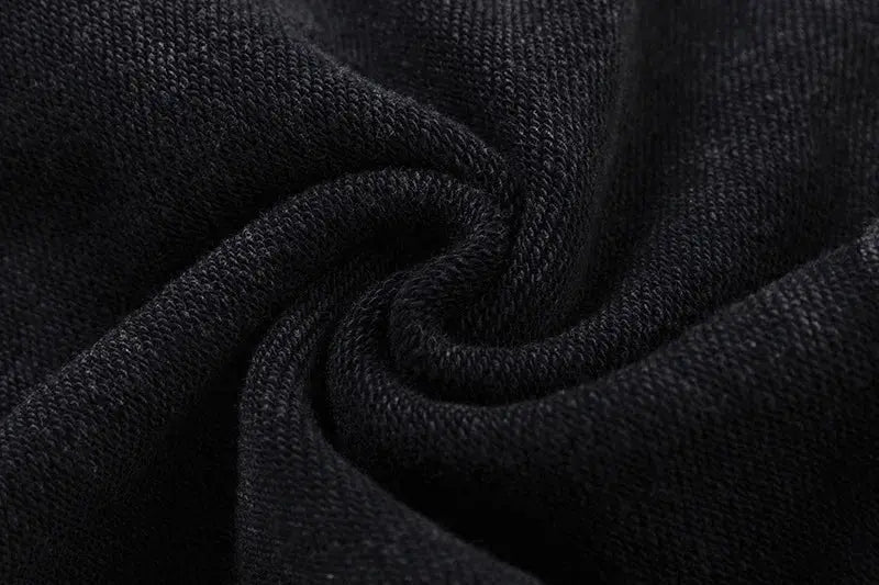 PFNW Silhouette Spliced Hooded Jacket Men's High Quality Washed Old-fashioned Sweatshirt Jacket Top 2025 New Zipper Coat 28W6107 Hominus Denim