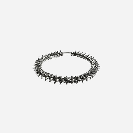 Punk Alien Skeleton Magnetic Buckle Necklace Hominus Denim