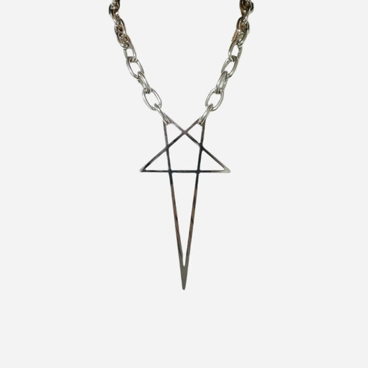 Punk Star Gothic Chain Choker Hominus Denim