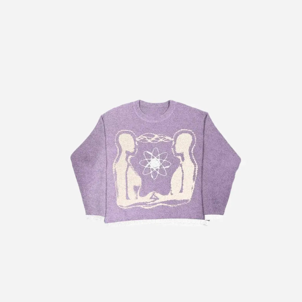 Purple Portrait Magic Ritual Knit Hominus Denim