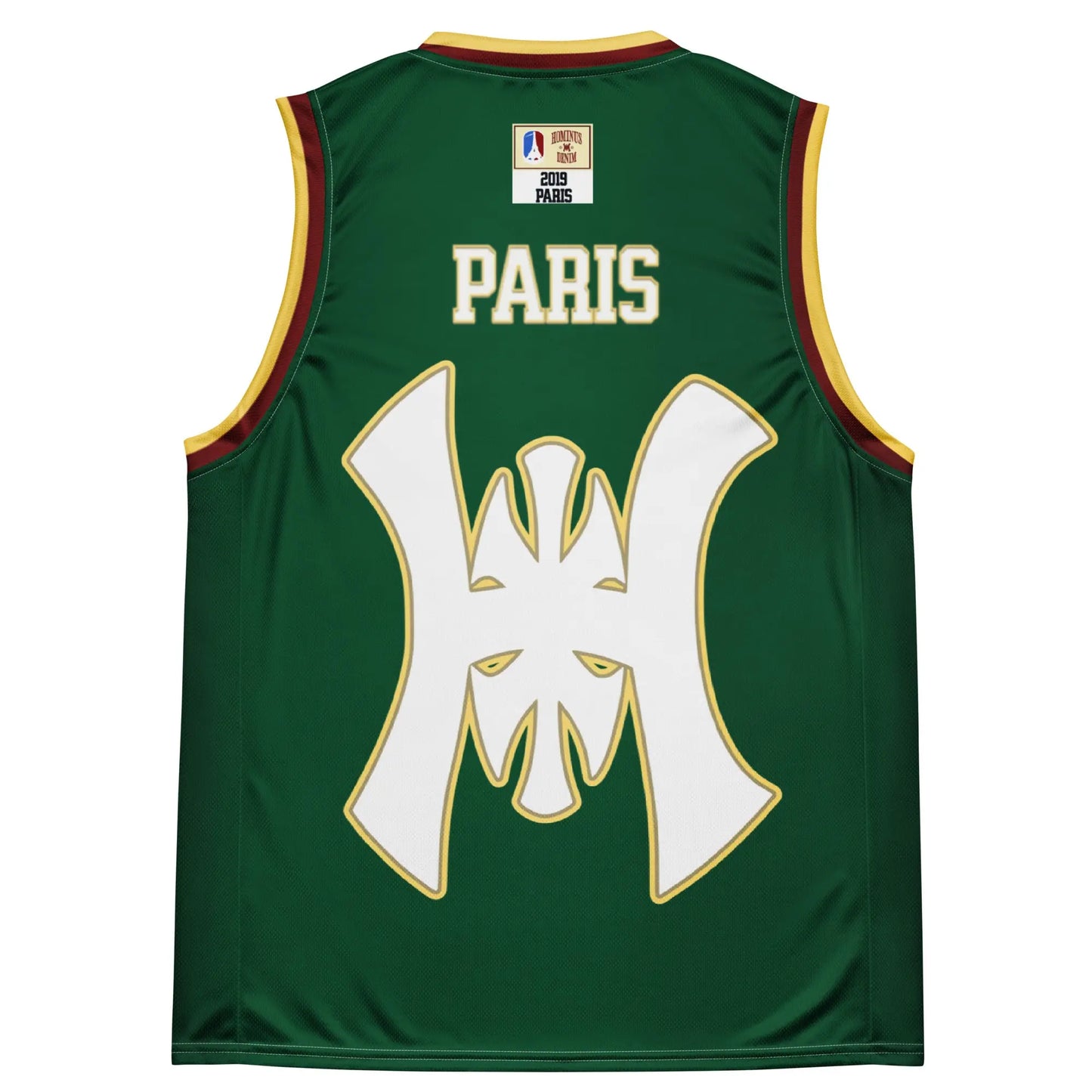 Recycled unisex basketball jersey Hominus Denim