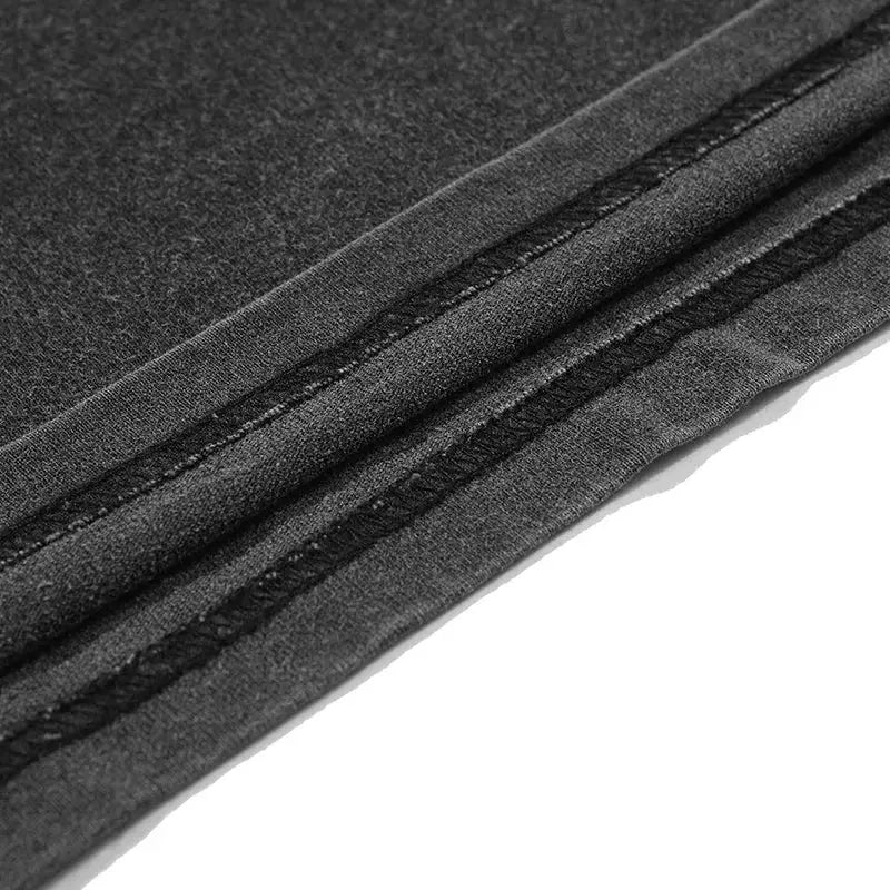 Retro Oversized Abstract Graphic Print Tee - Hominus Denim