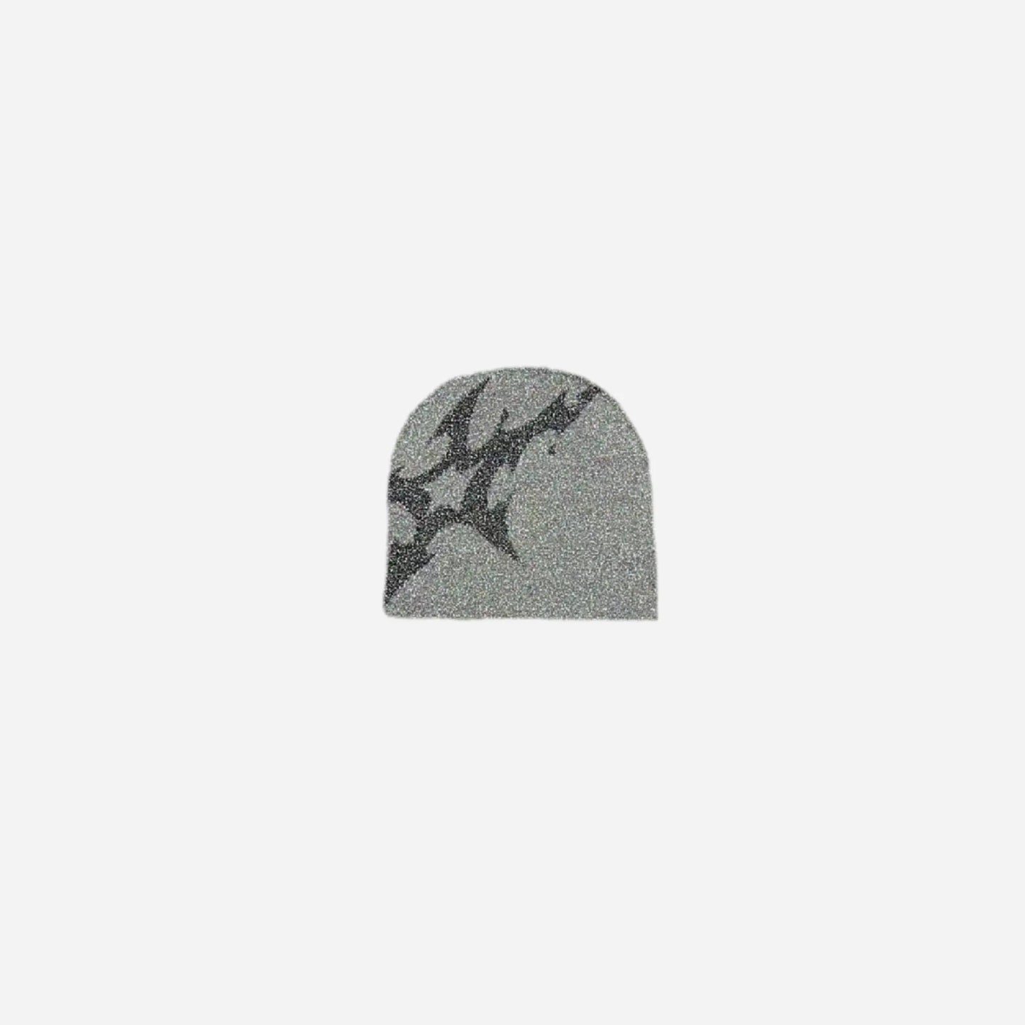 Retro Y2K Shuriken Design Beanie Hominus Denim