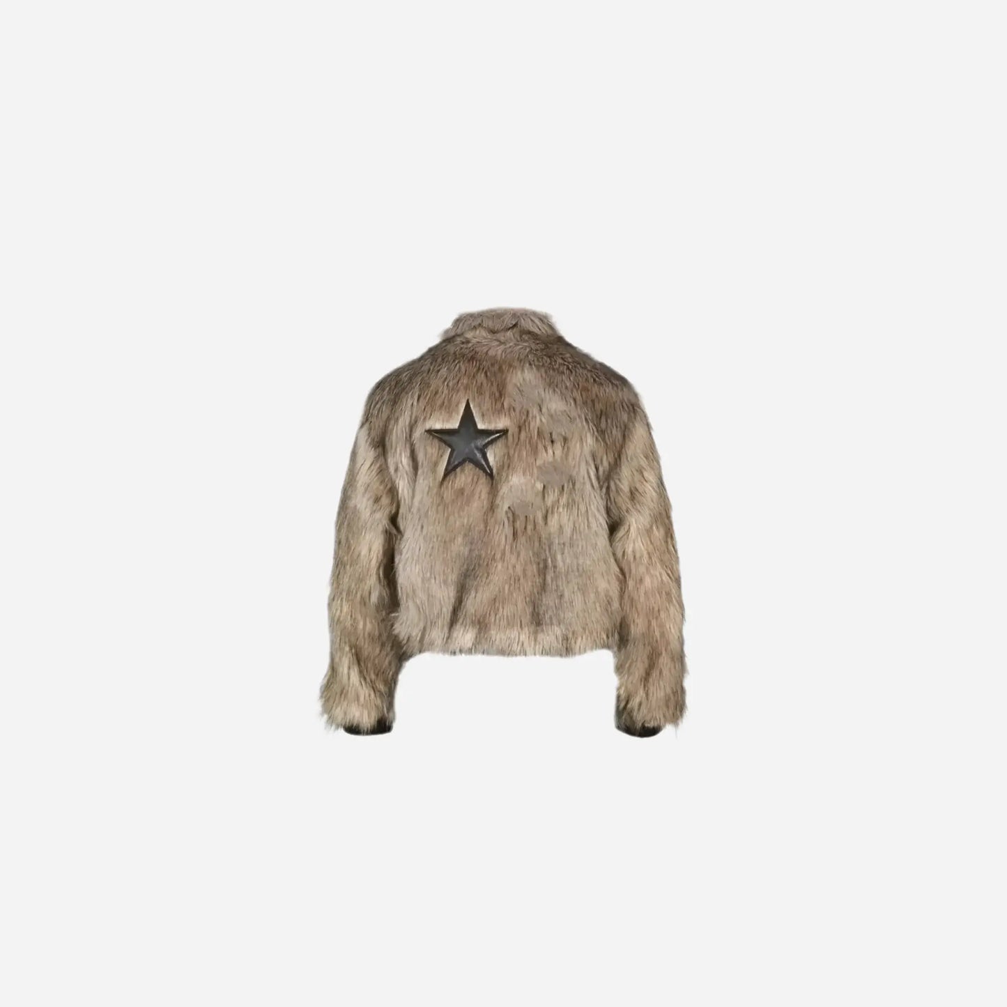 Reversible Striped Faux Fur Leather Jacket Hominus Denim
