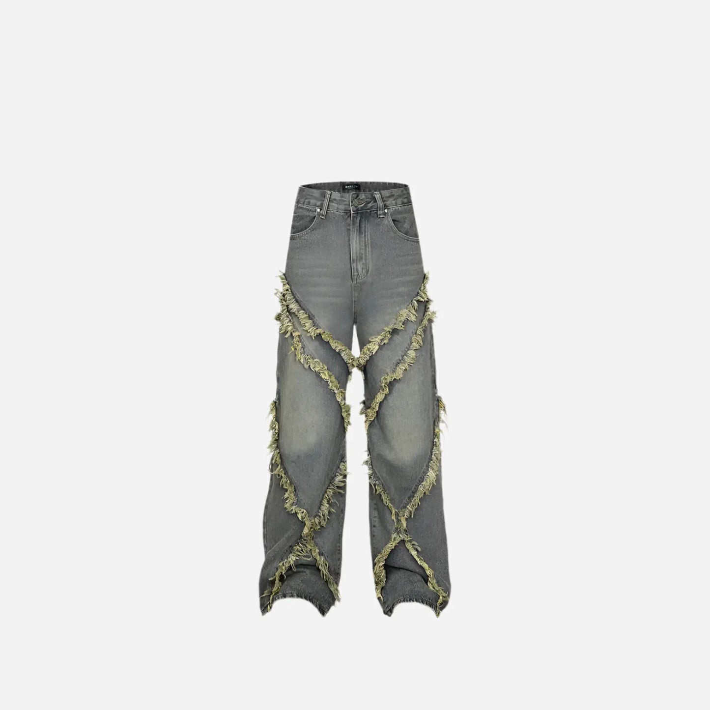 Ripped Distressed Baggy Denim Jean Hominus Denim