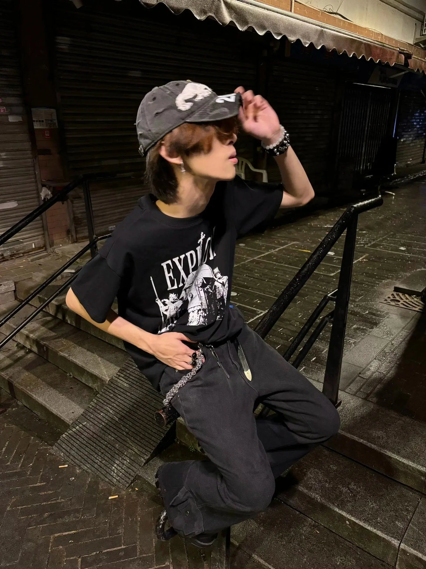 Ripped Hole Distressed Hip Hop Punk Baseball Cap Men Women High Street Casual Vintage Hat Casquette Homme Hominus Denim