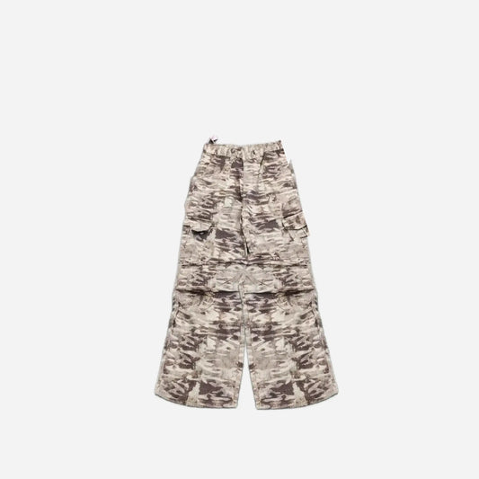Sand Military Camouflage Baggy Cargo Pants Hominus Denim