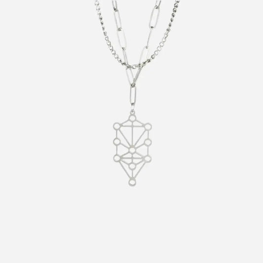 Sephiroth Tree of Life Necklace Stainless Steel Hominus Denim