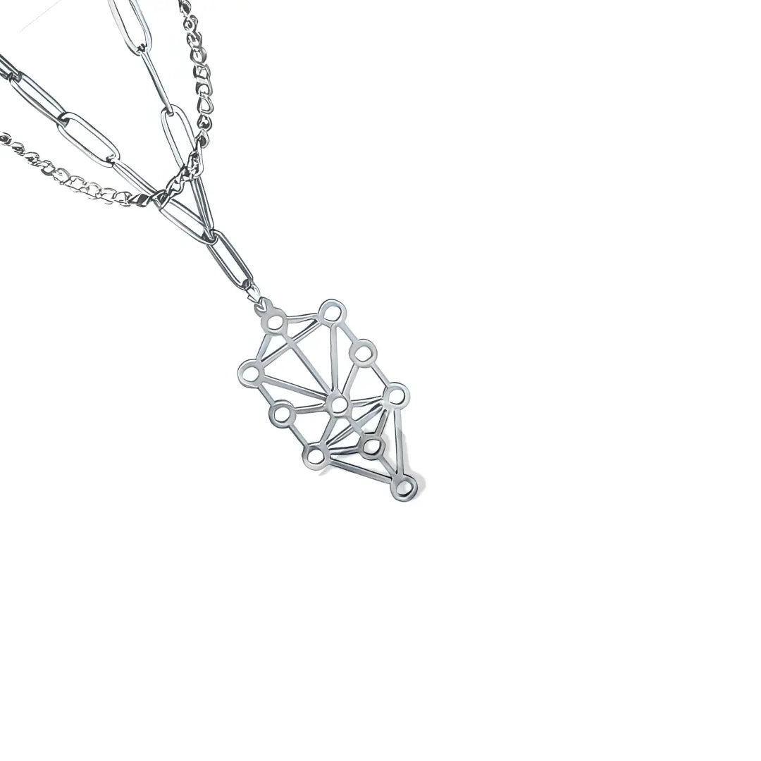 Sephiroth Tree of Life Necklace Stainless Steel