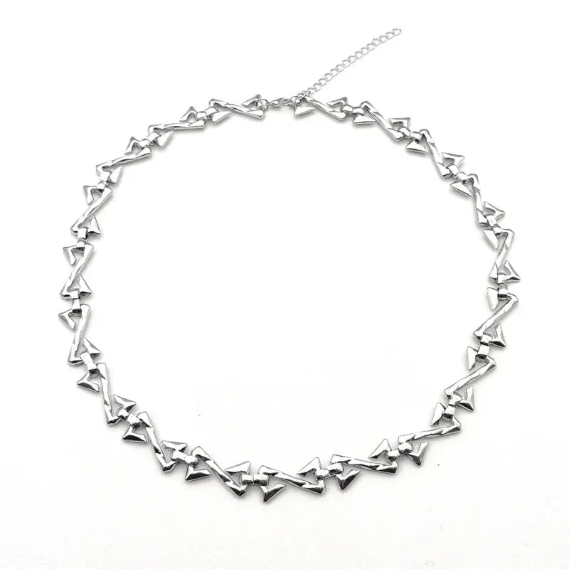 Stainless Steel Z Letter Chain Necklace - Hominus Denim