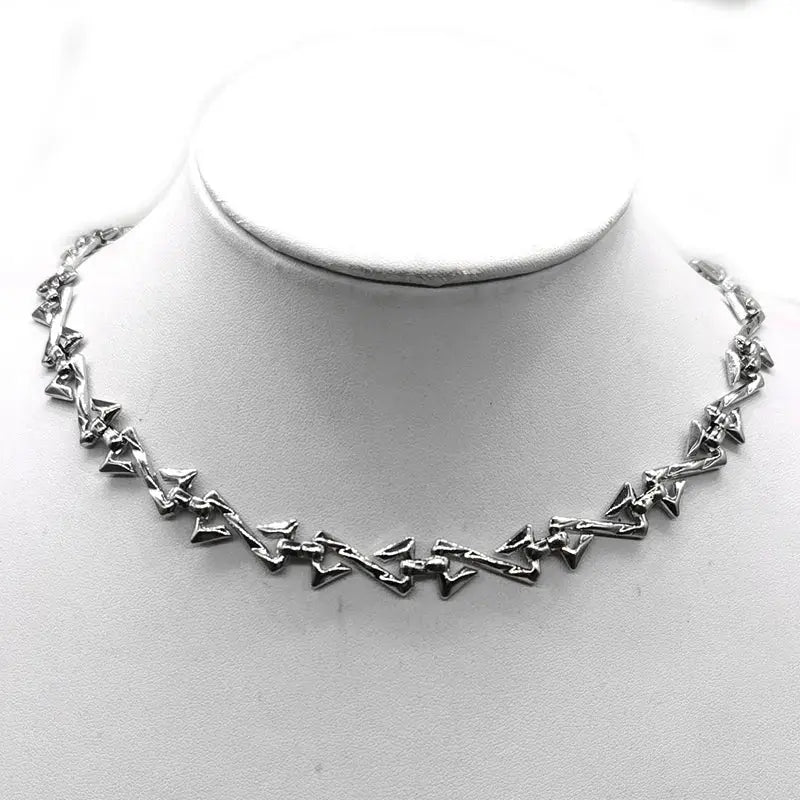 Stainless Steel Z Letter Chain Necklace - Hominus Denim