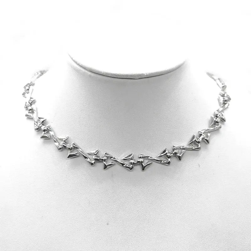 Stainless Steel Z Letter Chain Necklace - Hominus Denim