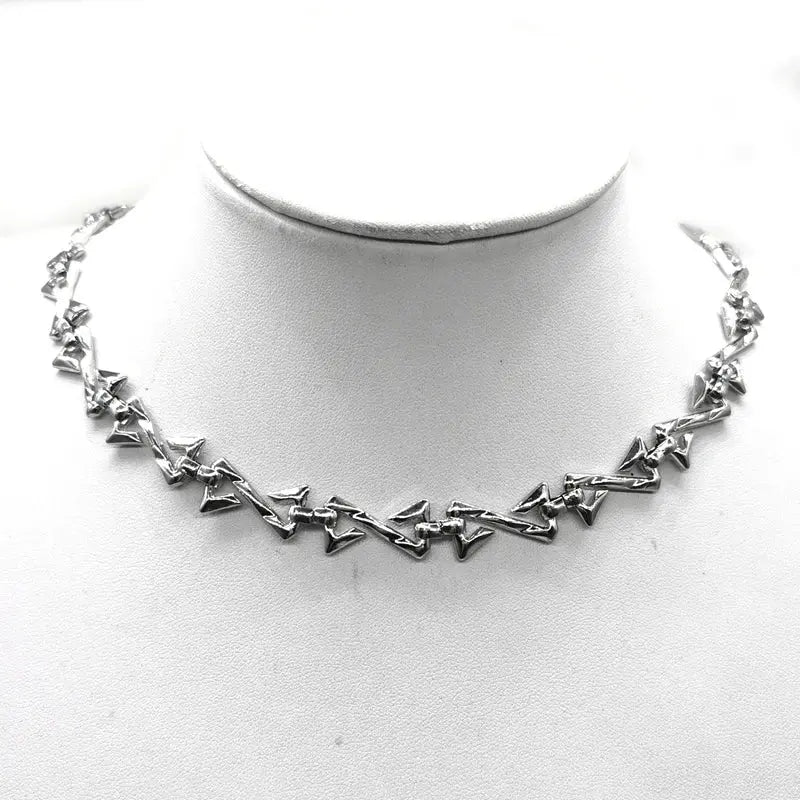 Stainless Steel Z Letter Chain Necklace - Hominus Denim