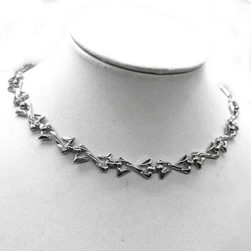 Stainless Steel Z Letter Chain Necklace - Hominus Denim