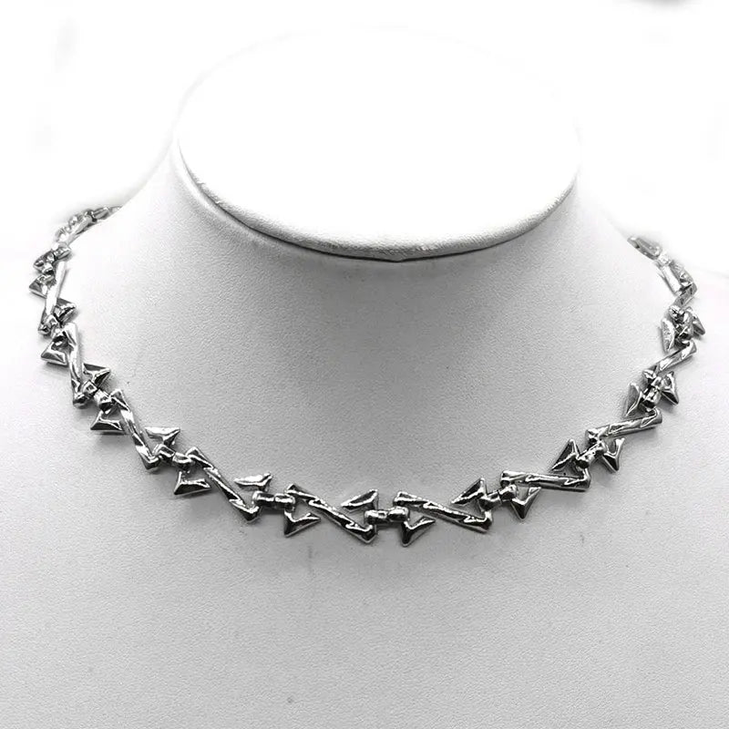 Stainless Steel Z Letter Chain Necklace - Hominus Denim