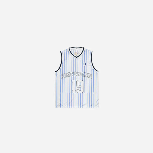 Steel Blue Basketball Jersey Tank Top Hominus Denim