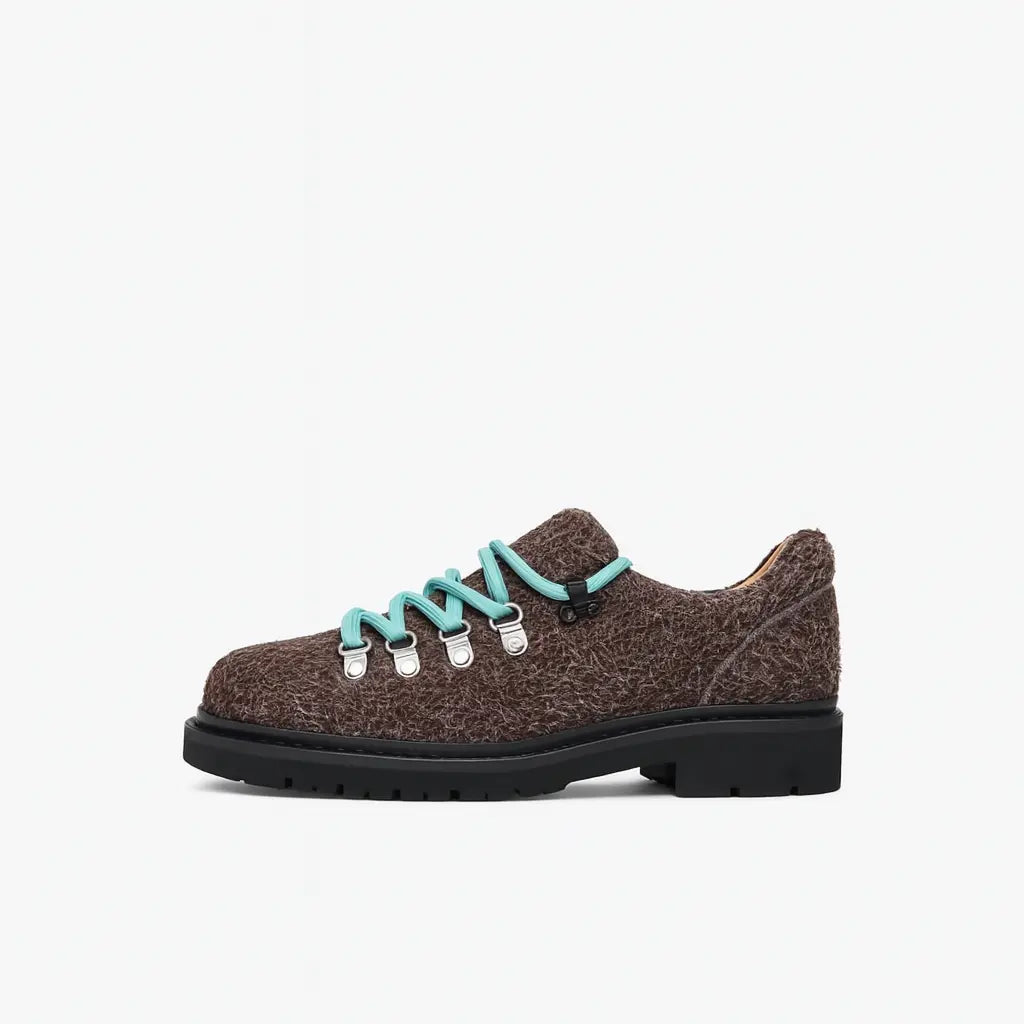 Street Trail Casual Suede Derby Shoes Hominus Denim
