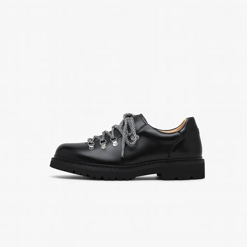 Street Trail Casual Suede Derby Shoes Hominus Denim