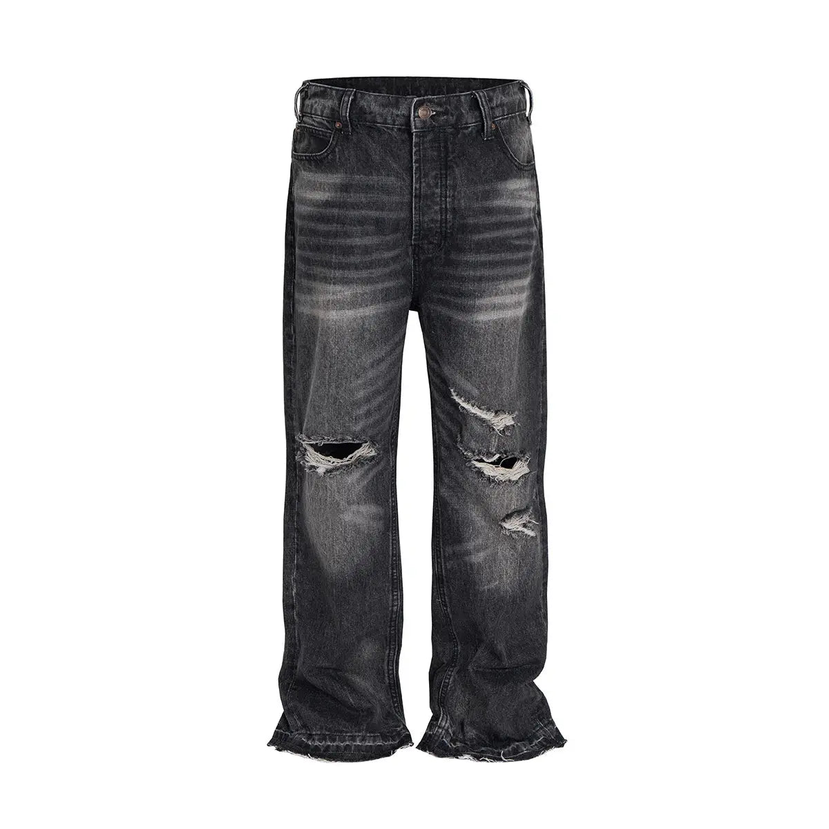 Streetwear Damaged Hole Washed Baggy Jeans for Men and Women Streetwear Casual Ropa Hombre Denim Trousers Oversized Cargo Pants Hominus Denim