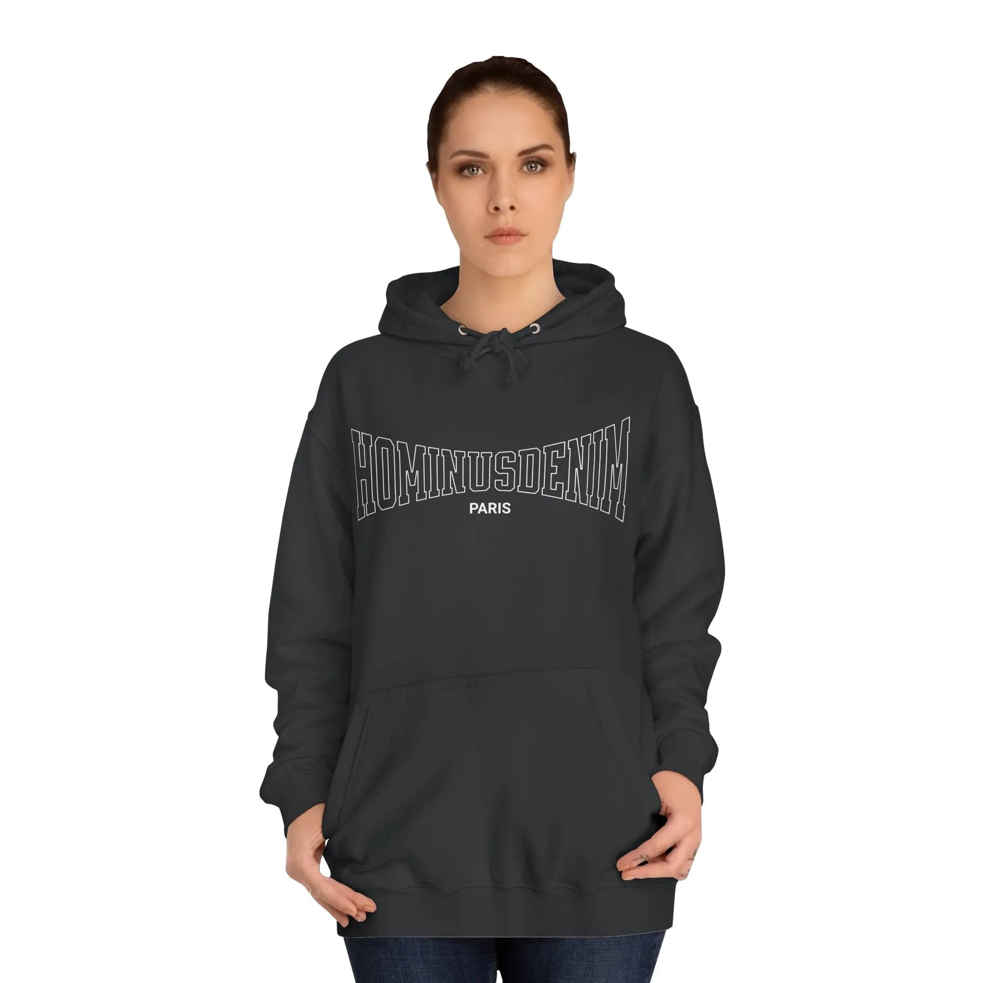 Stylish College Hoodie, Unisex Sweatshirt, Casual Wear, Gift for Students, Cozy Apparel, Trendy Fashion Printify