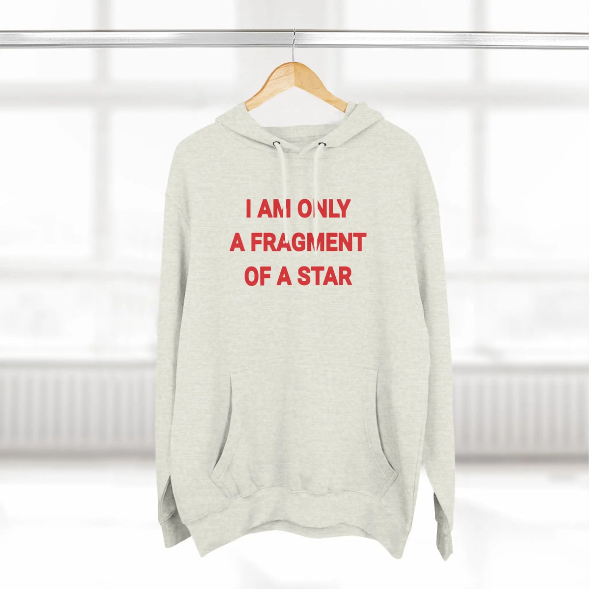 Three-Panel Fleece Hoodie Printify