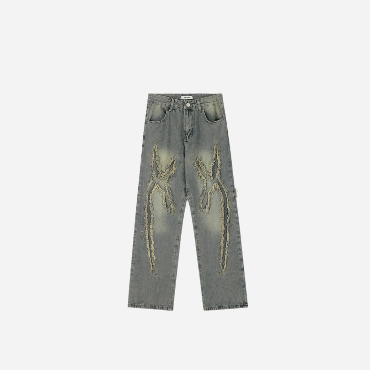 Tie-Dye Y2K Ripped Grunge Jean Hominus Denim
