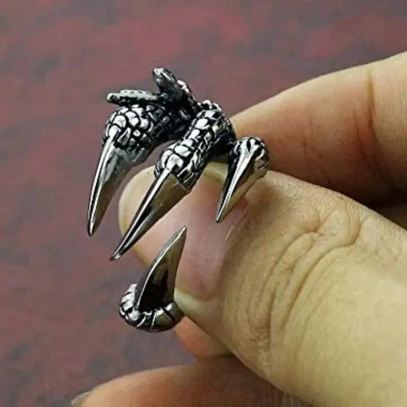 Titanium Steel Claw Ring - Hominus Denim
