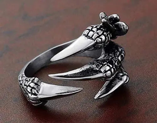 Titanium Steel Claw Ring - Hominus Denim