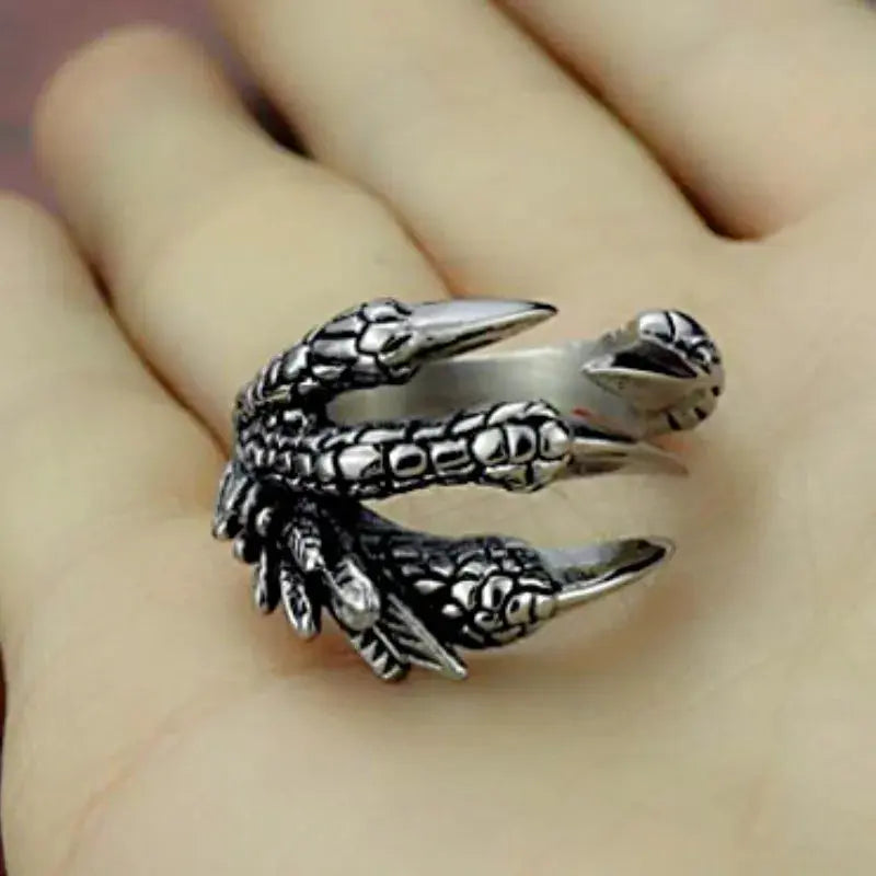 Titanium Steel Claw Ring - Hominus Denim