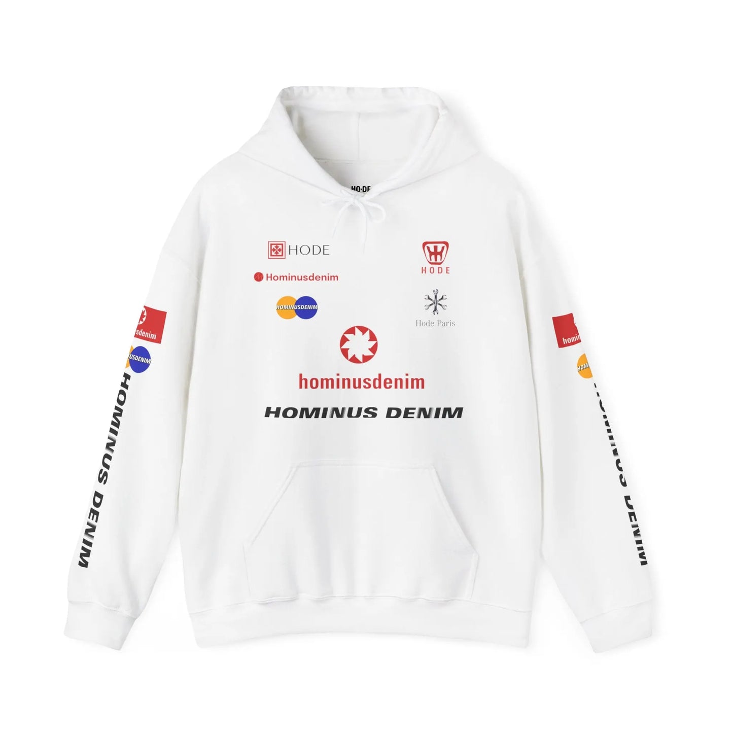 Hominus Denim Top Logo Hoodie - Hominus Denim