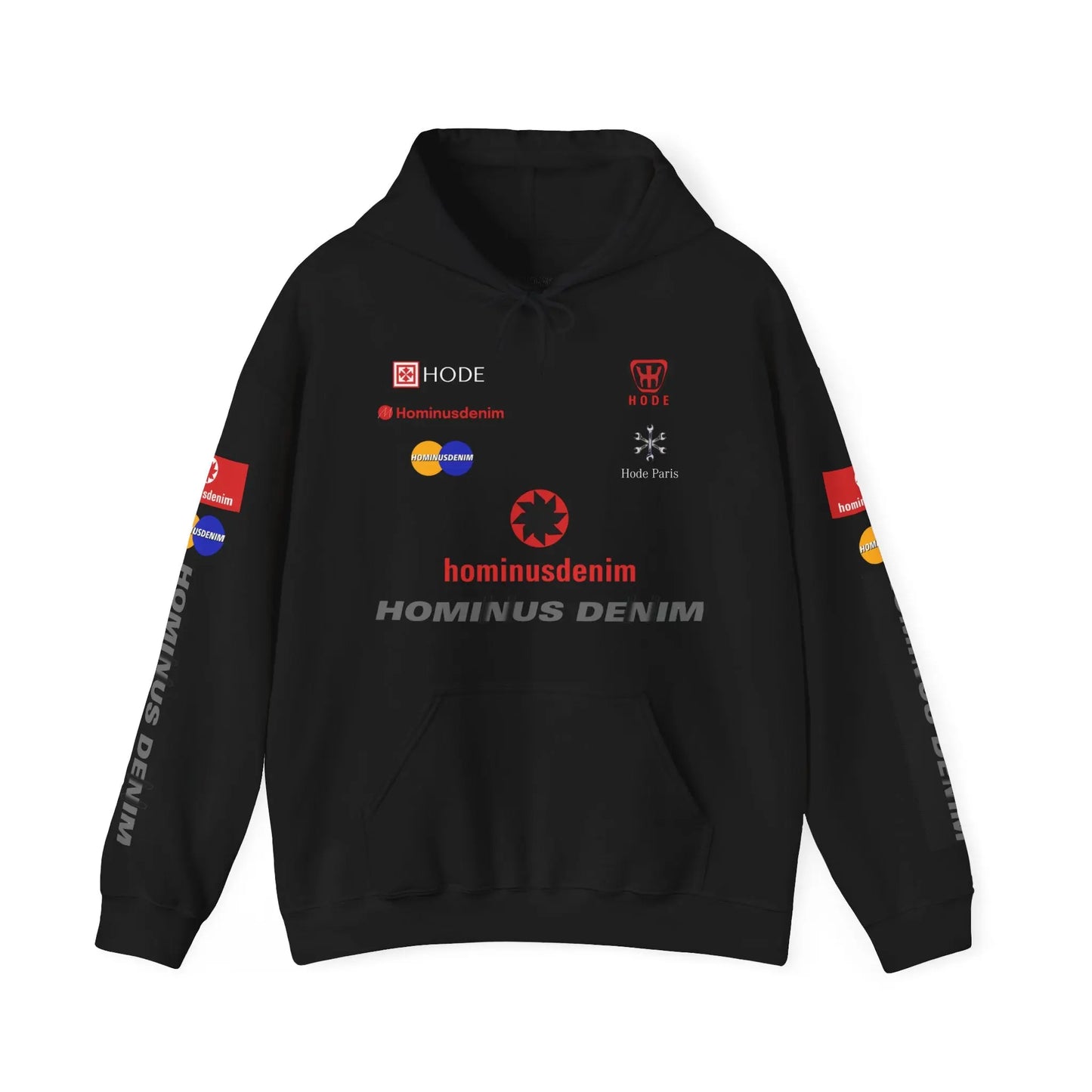 Hominus Denim Top Logo Hoodie - Hominus Denim