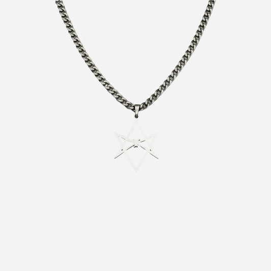 Unicursal Hexagram Symbol Necklace Hominus Denim