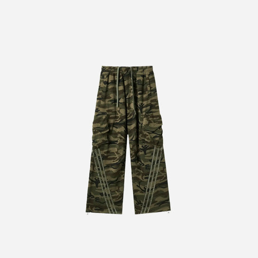 Vintage Camouflage Striped Baggy Cargo Pant Hominus Denim