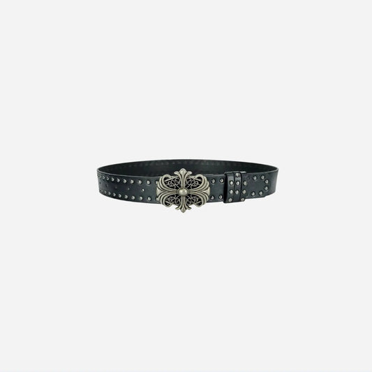 Vintage Cross Design Buckle Belt Hominus Denim