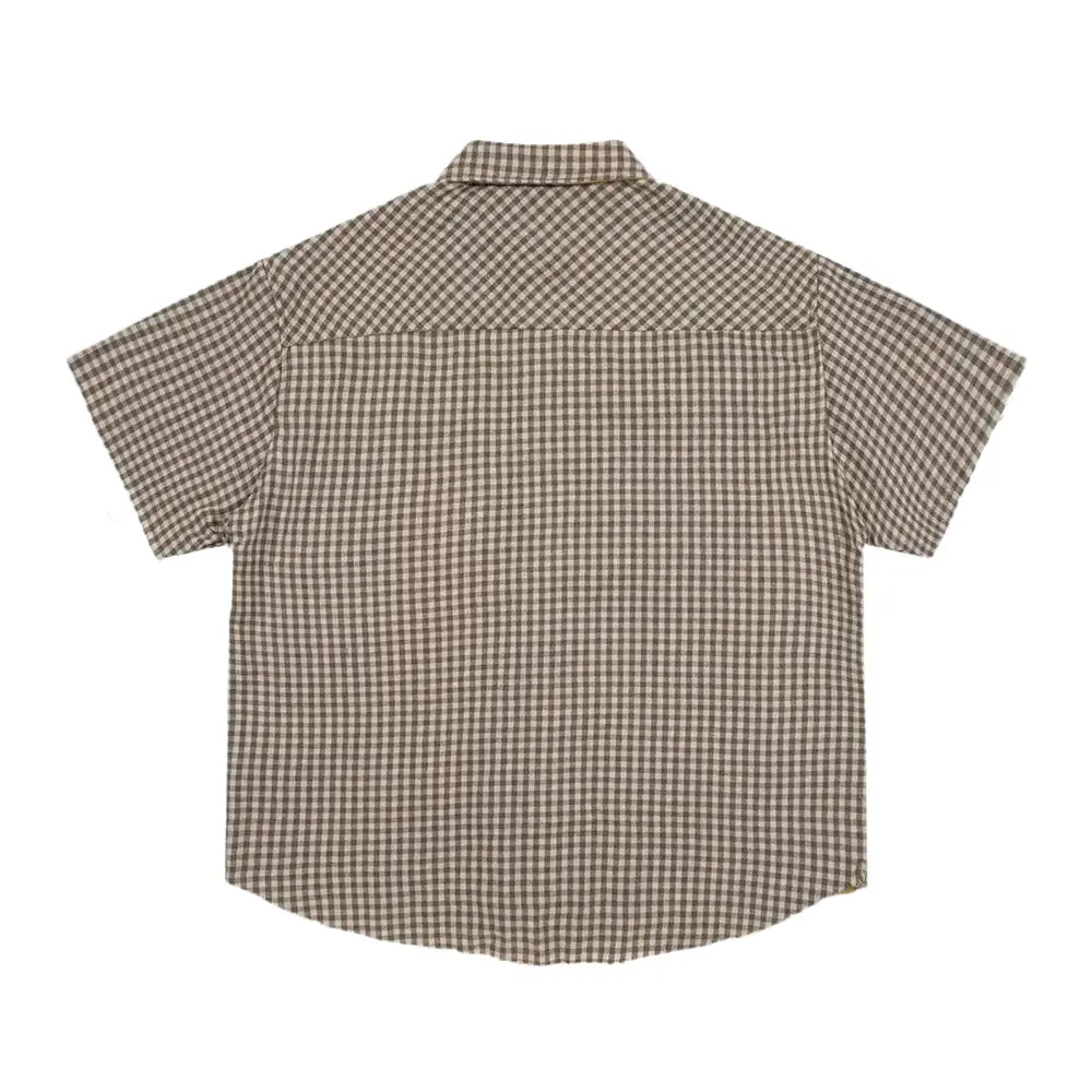 Vintage Distressed Short Sleeve Pocket Shirt Hominus Denim